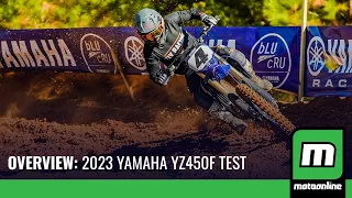 Overview: 2023 Yamaha YZ450F test