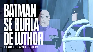 Batman bromea y engaña a Lex Luthor | Justice League