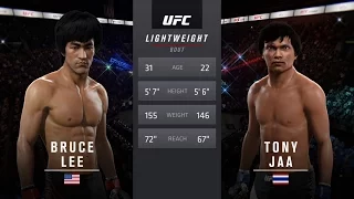 Bruce Lee Vs Tony Jaa EA Sports UFC 2