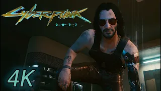 V meets Johnny Silverhand (Keanu Reeves) | Cyberpunk 2077 [4K]