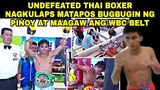 🇵🇭 Ang Masaklap Na Sinapit Ng Undefeated Thai Fighter Sa Kamay Ng Pinoy