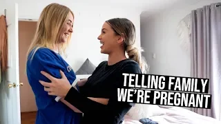 Telling Our Family & Friends We're Pregnant! They Had NO IDEA