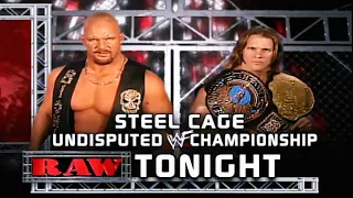 Stone Cold Vs Chris Jericho WWF Undisputed Championship Steel Cage Match Part 1