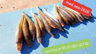 דייג הדרכה לדג טלויזיה בים.