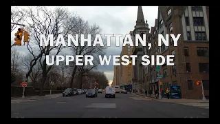 Upper West Side, Manhattan, NY - Driving 4K