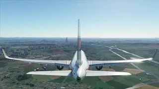 Flying over North Korea (Microsoft flight simulator 2020)