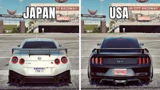 NFS Heat: USA VS JAPAN (WHICH IS FASTEST?) | DRAG RACE