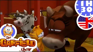 🐓 Garfield makes friends in the countryside! 🐄 - The Garfield Show