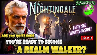 Nightingale Launch Party!  Part 2 - Let's go Realm Walking and build our Swamp Base!