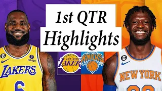 Los Angeles Lakers vs. New York Knicks Full Highlights 1st QTR | Jan 31 | 2022-2023 NBA Season