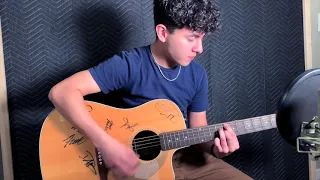 17 year old plays ROSLYN - Bon Iver Cover