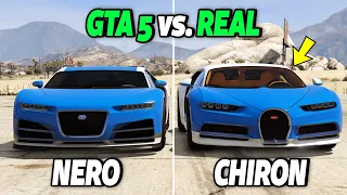 GTA 5 vs. REAL - NERO VS BUGATTI CHIRON (WHICH IS BEST?)