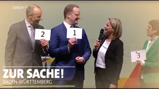 CDU: Macht Merz das Rennen?  | Zur Sache! Baden-Württemberg