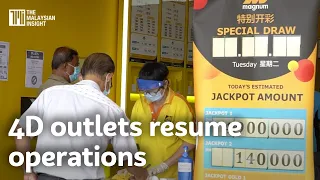 Lottery outlets reopen