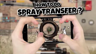 HOW TO DO SPRAY TRANSFER ? | SOLO VS SQUAD | PUBG MOBILE