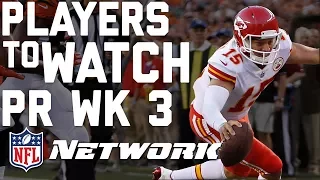 Players to Watch in Preseason Week 3 | Good Morning Football | NFL Network