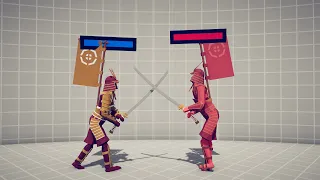 GOLDEN SHOGUN vs UNITS - Totally Accurate Battle Simulator TABS