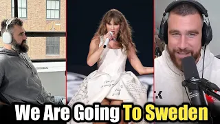 Travis Kelce Filmed New Podcast while on vacation with Taylor Swift in Ibiza