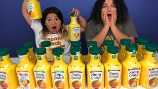 Don’t Choose the Wrong Orange Juice Slime Challenge