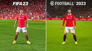 FIFA 23 vs eFootball 2023 | Free Kicks