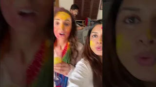 Barun Sobti and Sanaya Irani Holi Celebration ❤️💕❤️