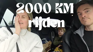 NAAR SPANJE RIJDEN (ELEKTRISCH) MET MEGA REGEN! | VLOG #720 | Diesna Loomans