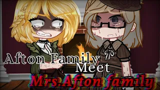 Afton Family meet Mrs.Afton Familygacha club