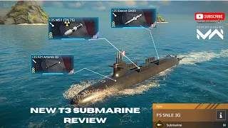 Modern Warships FS SNLE 3G - New Event Submarine Review & Test Gameplay