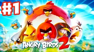 Angry Birds 2 - Gameplay Walkthrough Part 1 - Levels 1-15! 3 Stars! Feathery Hills! (iOS, Android)