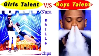 💥Girls Talent vs Boys Talent🔥 RESPECT !!!! 👌🤞