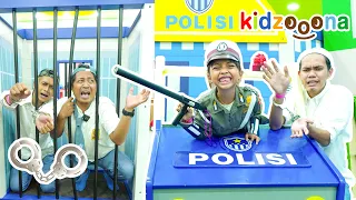 24 JAM JADI POLISI DI KIDZOONA‼️ LEIKA MENANGKAP ANAK BANDEL part 2