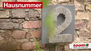 toom DIY-Tutorials: Coole 3D-Hausnummer | toom Baumarkt