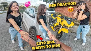 She Wants To Ride My Z1000😱| Her Crazy Reaction On My Superbike😍| ladakh ride