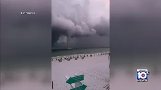 Waterspout caught on camera in Destin