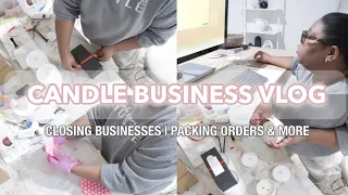 BUSINESS VLOG: FEAR OF LOSING MY CANDLE BUSINESS | PACKING ORDERS | CANDLE BUSINESS JOURNEY