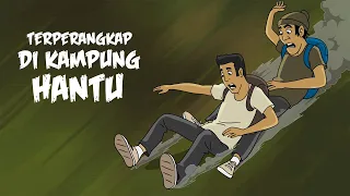 Terperangkap di Kampung Hantu - Kartun Horor Lucu