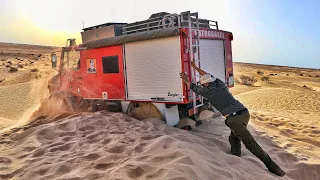 UNIMOG Totalschaden - Katastrophe in der Wüste geht weiter | Survival Mattin