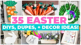 35 BEST Easter DIYs, Crafts, & Decor Ideas! | Dollar Tree Easter Decor 2023