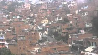 The Favelas in Medellin Colombia