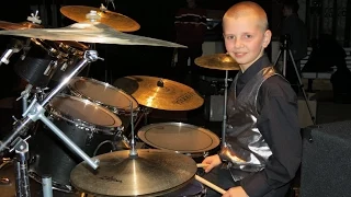 Drum solo -  Drummer Daniel Varfolomeyev 11 years