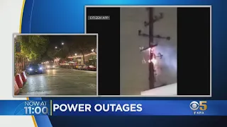 SHOWERS:  Rain Showers Trigger Power Outages Across The Bay Area