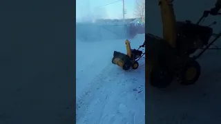 обкатка снегоуборочной машины