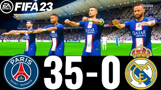 FIFA 23 -I PUT RONALDO AND HAALAND IN  PSG 35 - 0  RL MADRID - UEFA Champions League Final - PS5™ 4K