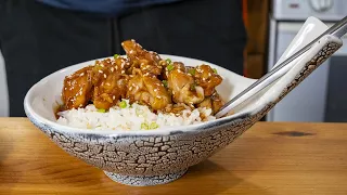 Курица Терияки с рисом. Неожиданное свойство соуса. Простейший ужин в японском стиле.