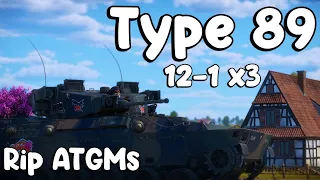 Type 89 12-1 x3. Forget You Have ATGMs