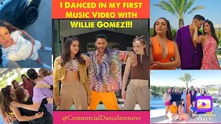 I DANCED IN MY FIRST EVER MUSIC VIDEO!! CDI and Willie Gomez "Baila Baila" Vlog!!