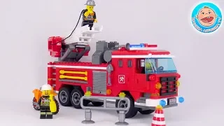 Пожарная машинка -  профессия пожарный.  Видео для детей