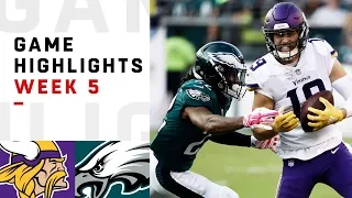 Vikings vs. Eagles Week 5 Highlights | NFL 2018