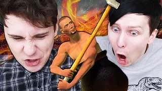 THE LITERAL EMBODIMENT OF RAGE - Dan and Phil Play: Getting Over It!