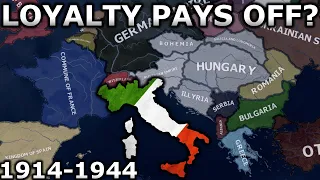 What if Italy stayed Loyal to the Central Powers? | HOI4 Timelapse
